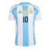 Camisa de time de futebol Argentina Lionel Messi #10 Replicas 1º Equipamento Copa America 2024 Manga Curta